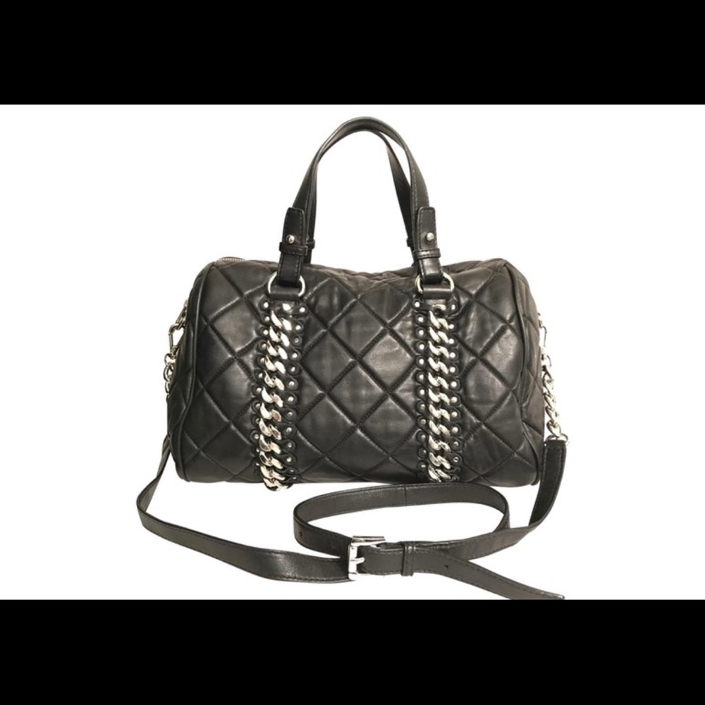 MICHEAL KORS GRAYSON LEATHER SATCHEL PURSE